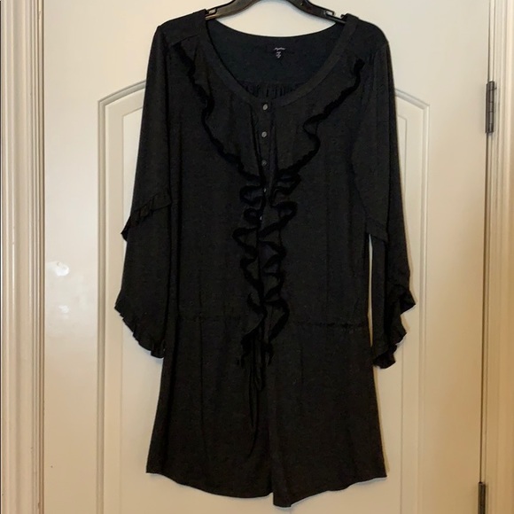 Mystree Ruffle Tunic/Dress - Picture 1 of 8